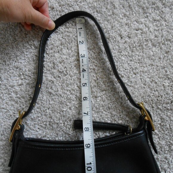 Vintage Coach Legacy Hobo Black Leather Small Shoulder Bag, Handbag. #9211, EUC - Picture 13 of 16